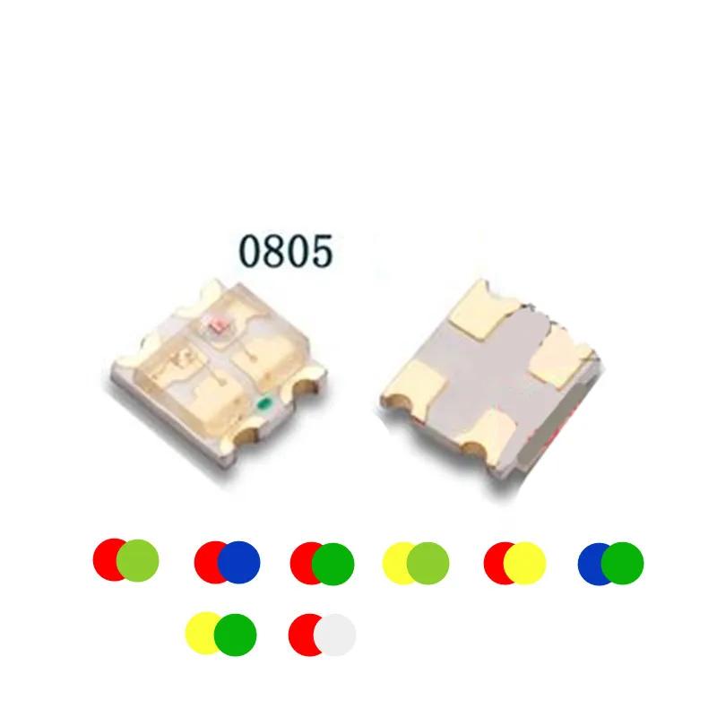 0805 Biccolor SMD LED, R () + -, -Ķ,  + , Y () + -, -,  , 1.6*1.5mm